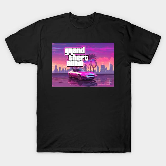 GTA 6 T-Shirt by Buff Geeks Art